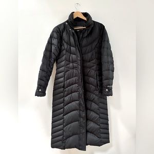 EDDIE BAUER Long Parka Puff Jacket Coat Black